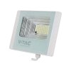 Naświetlacz LED solarny V-TAC 12W biały IP65 pilot timer VT-25W 6400K 550lm